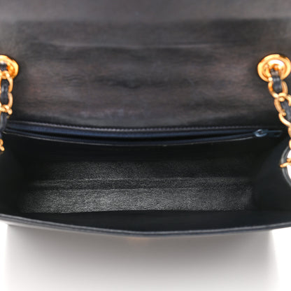Chanel Lambskin Quilted Small Single Flap Bag Navy 4 of 11