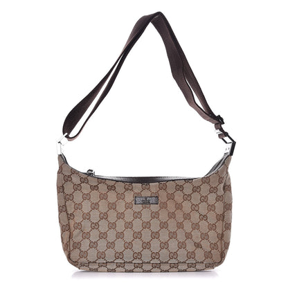 Gucci Monogram Shoulder Bag Dark Brown 1 of 7