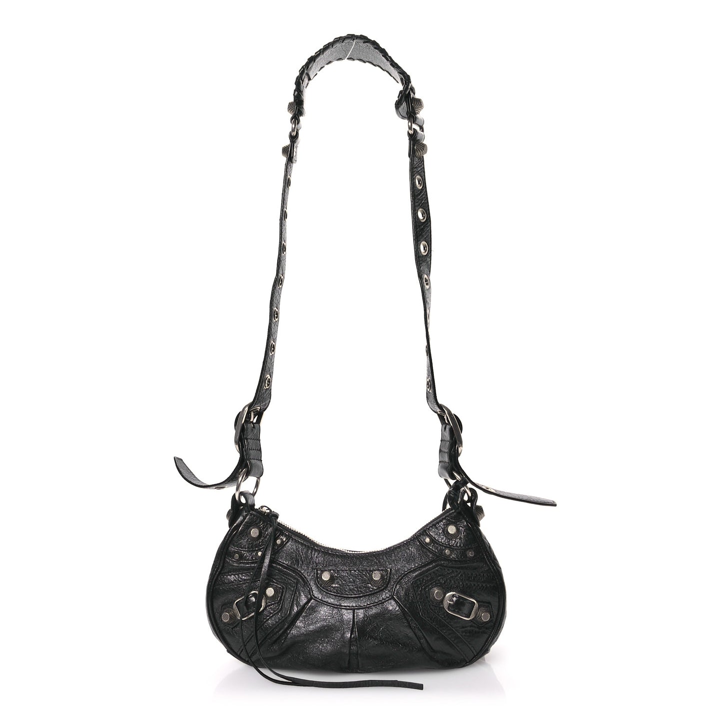 Agneau Arena Le Cagole Shoulder Bag XS Black