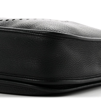 Hermes Taurillon Clemence Evelyne III PM Black 18 of 19