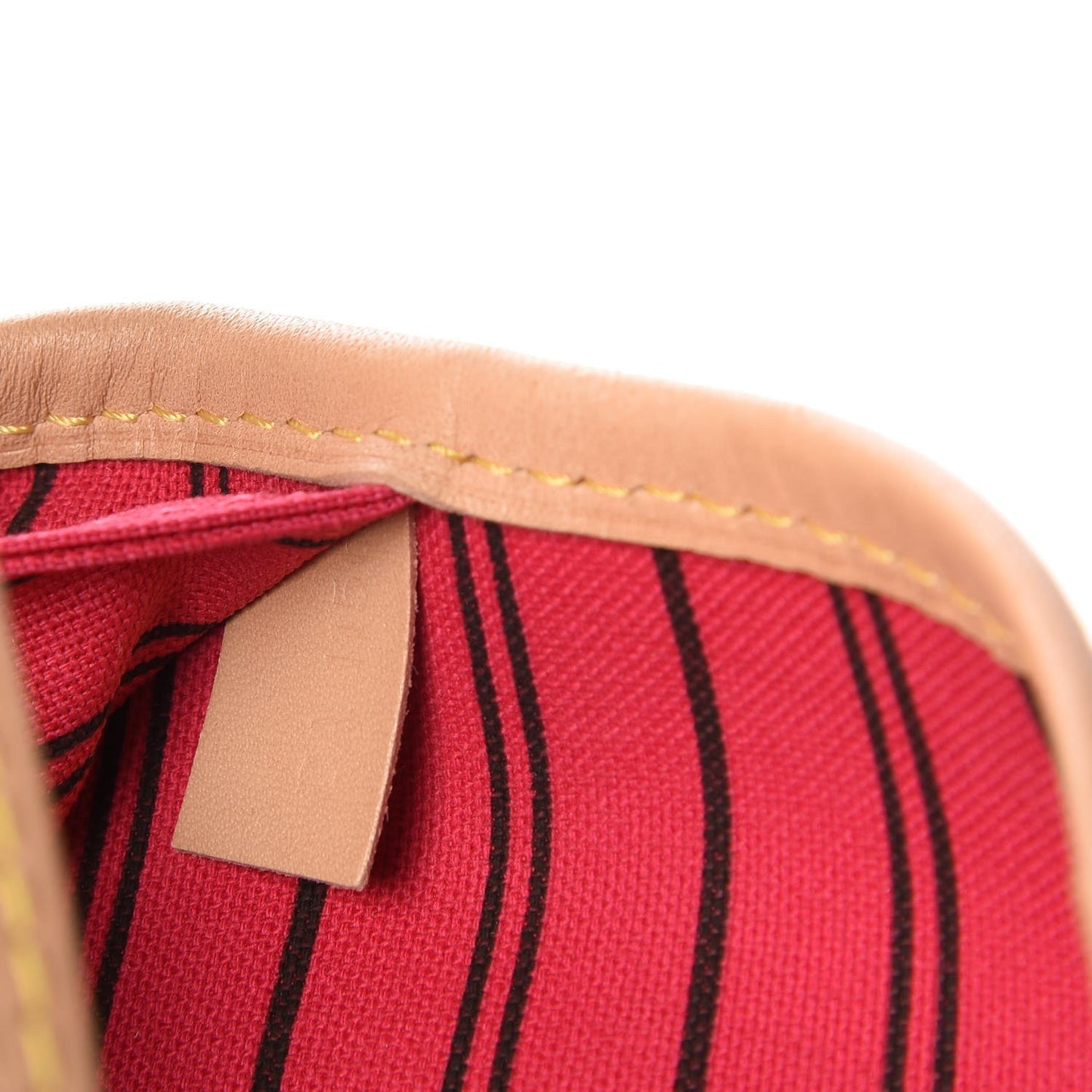 Monogram Bay Neverfull MM Rose Ballerine Poppy