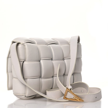 Bottega Veneta Nappa Maxi Intreccio Padded Cassette Crossbody Bag Chalk 3 of 14
