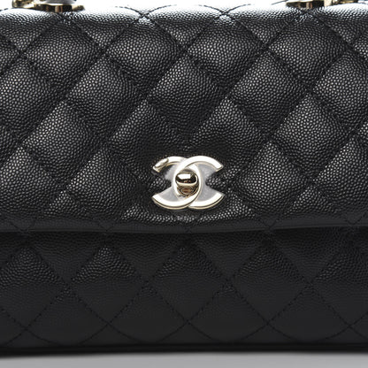 Chanel Caviar Quilted Mini Coco Handle Flap Black 10 of 11