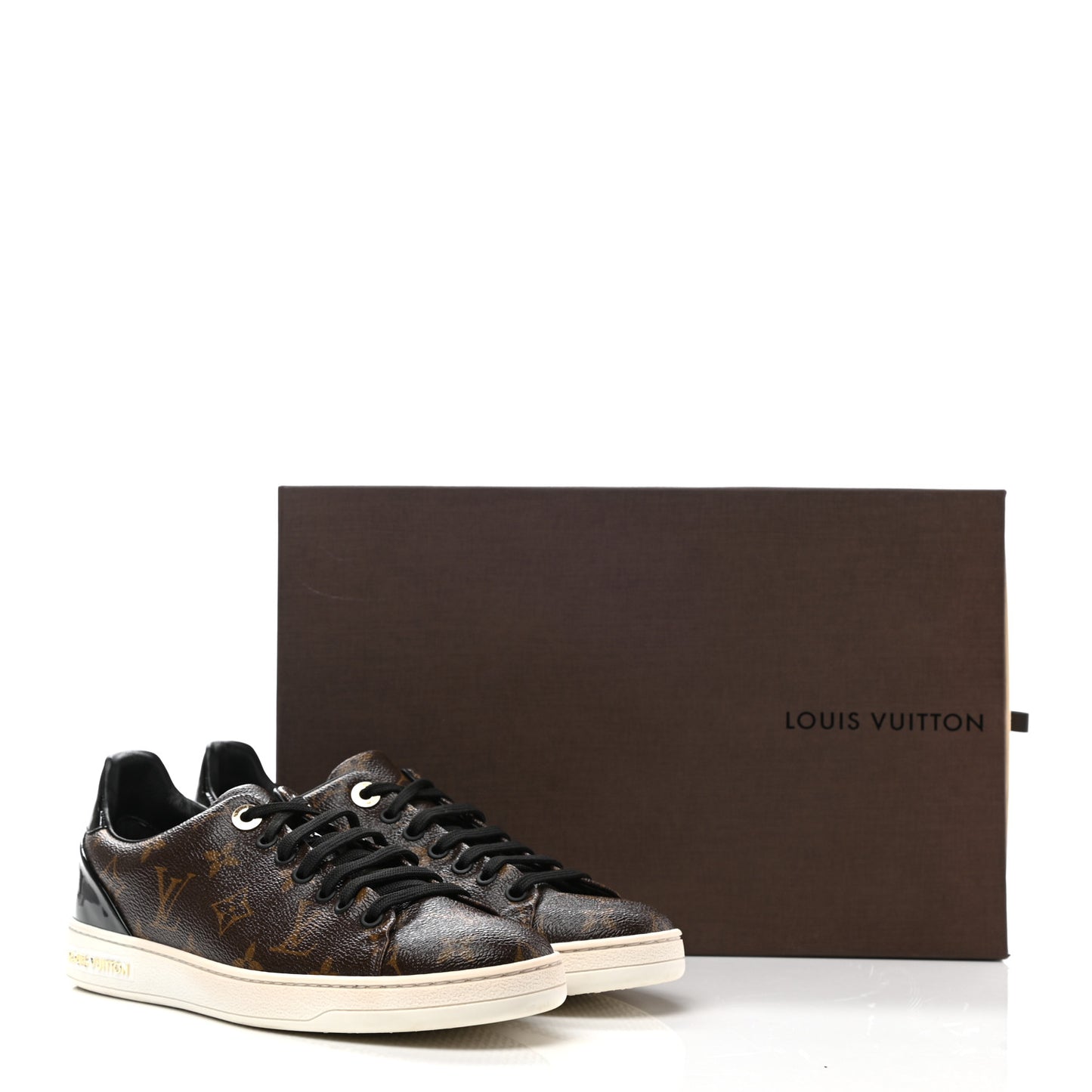 Patent Monogram Frontrow Sneakers 38