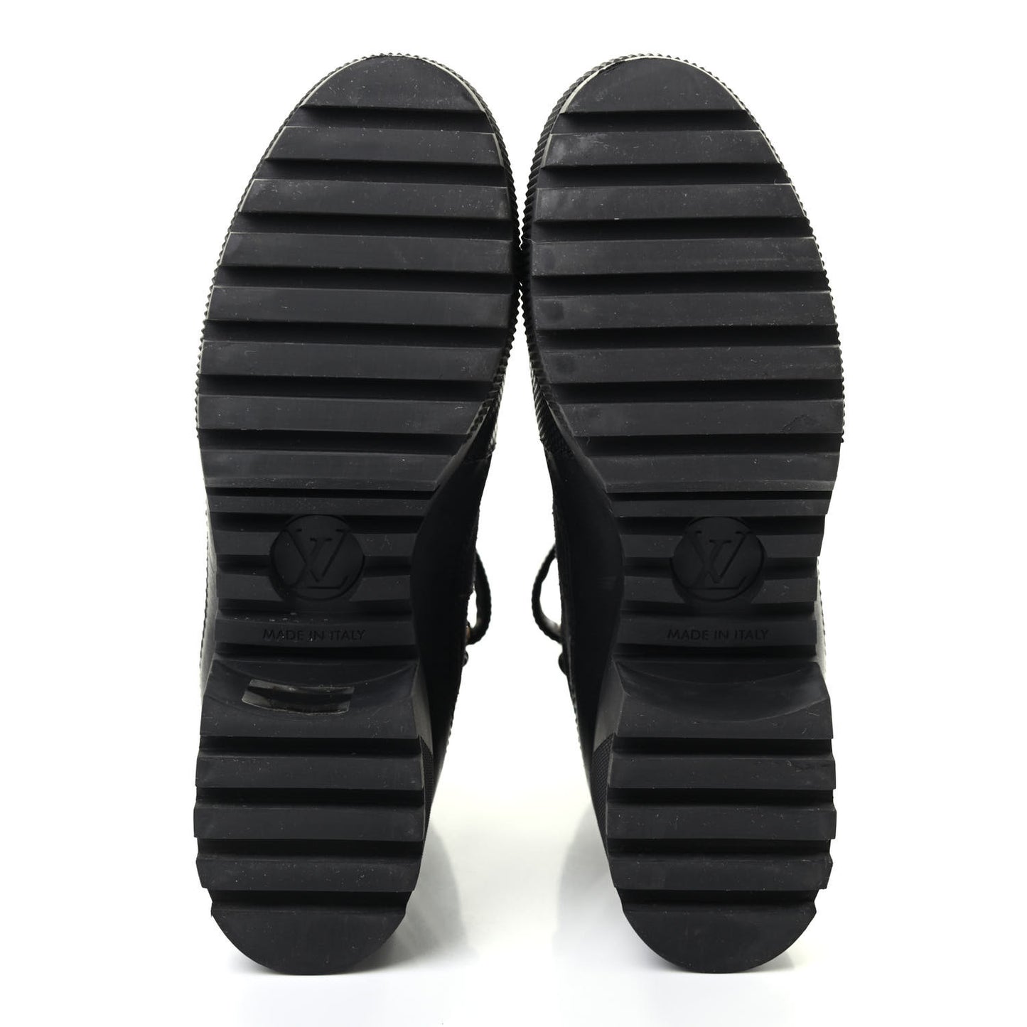 Suede Calfskin Laureate Platform Desert Boots 38 Black