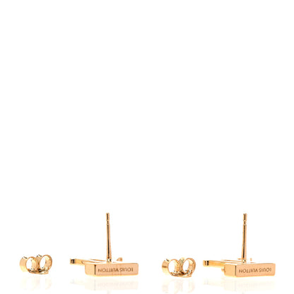 Louis Vuitton Metal LV Iconic Earrings Gold 3 of 5