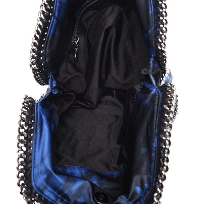 Stella McCartney Tie Dyed Satin Falabella Fold Over Tote Cerulean 5 of 7