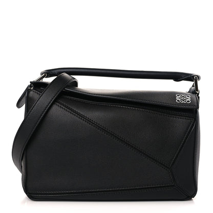 Loewe Calfskin Small Puzzle Bag Black 1 of 8