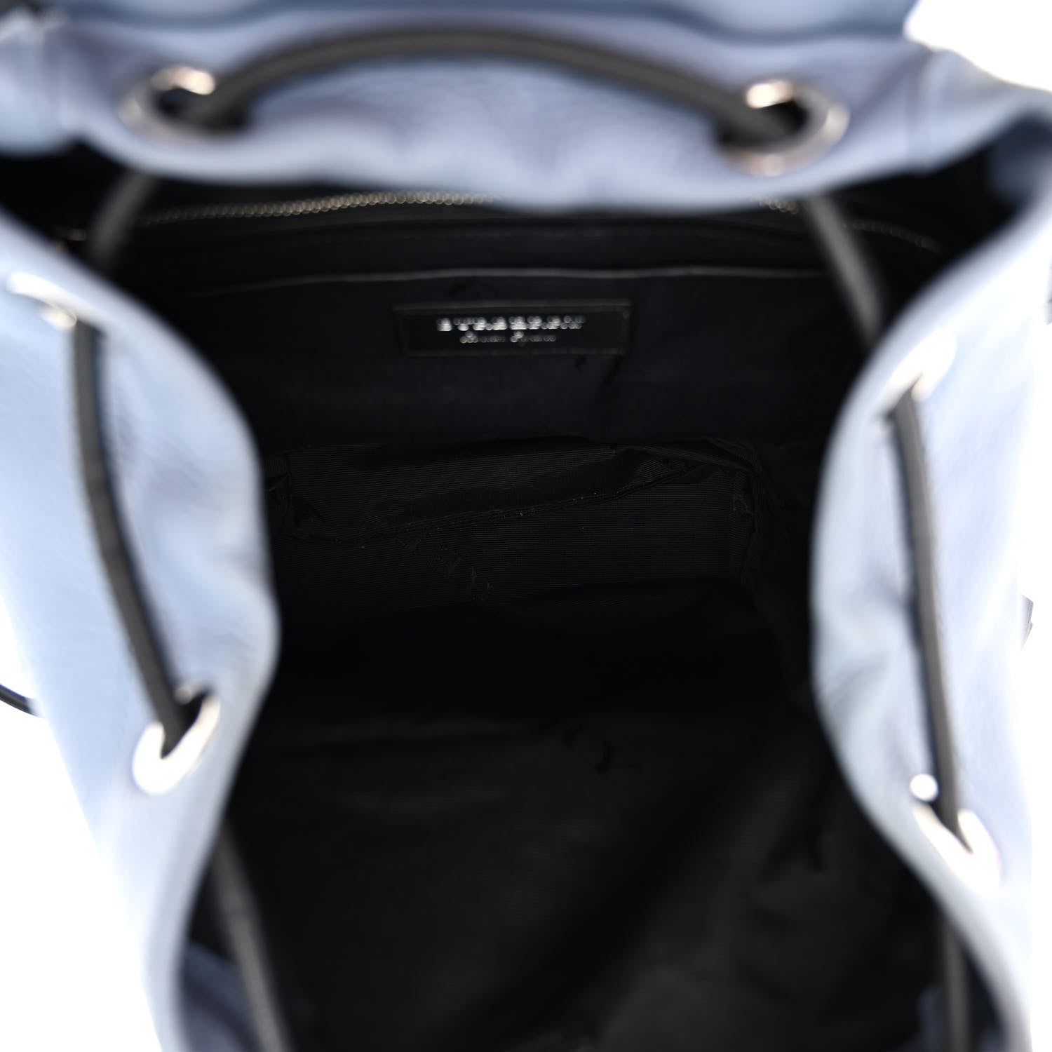 Burberry Deerskin Large Rucksack Backpack Slate Blue 5 of 11