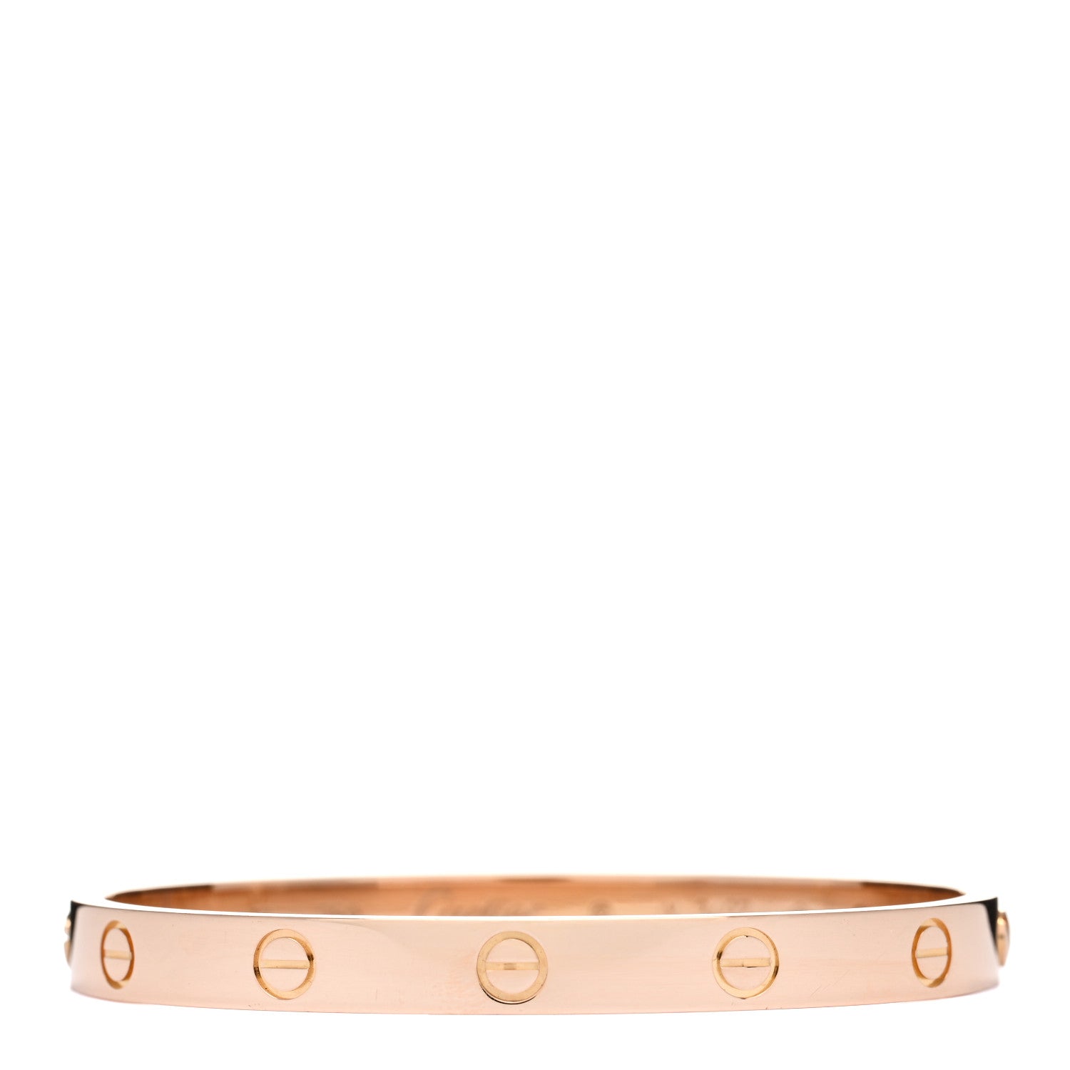 Cartier 18K Pink Gold LOVE Bracelet 17 1 of 5