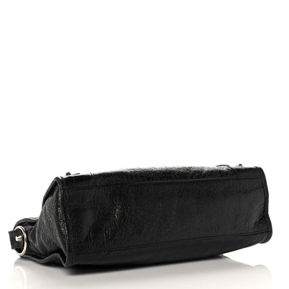 Balenciaga Agneau Silver Metallic Edge Hardware S City Black 4 of 9