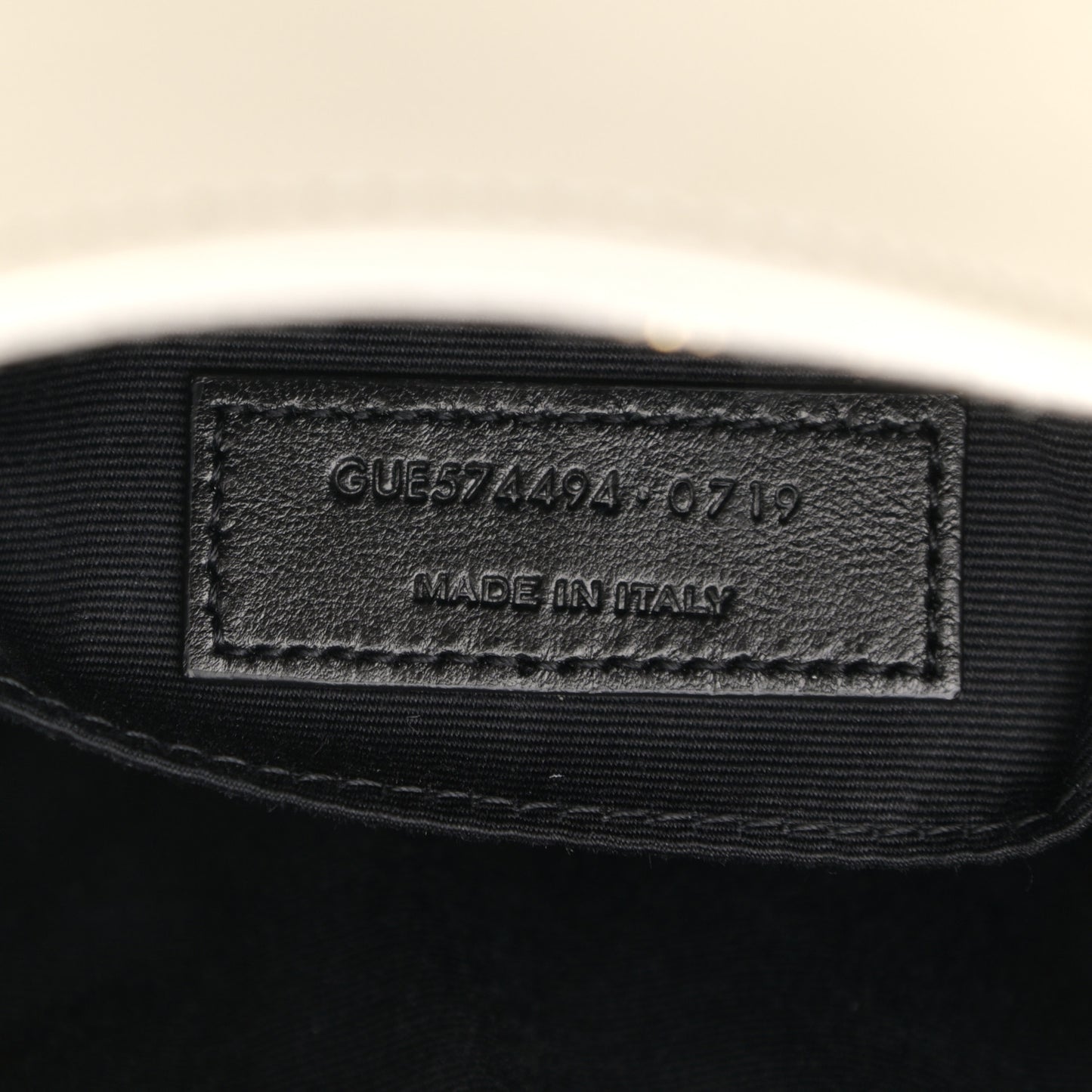 Calfskin Matelasse Monogram Lou Camera Bag Crema Soft