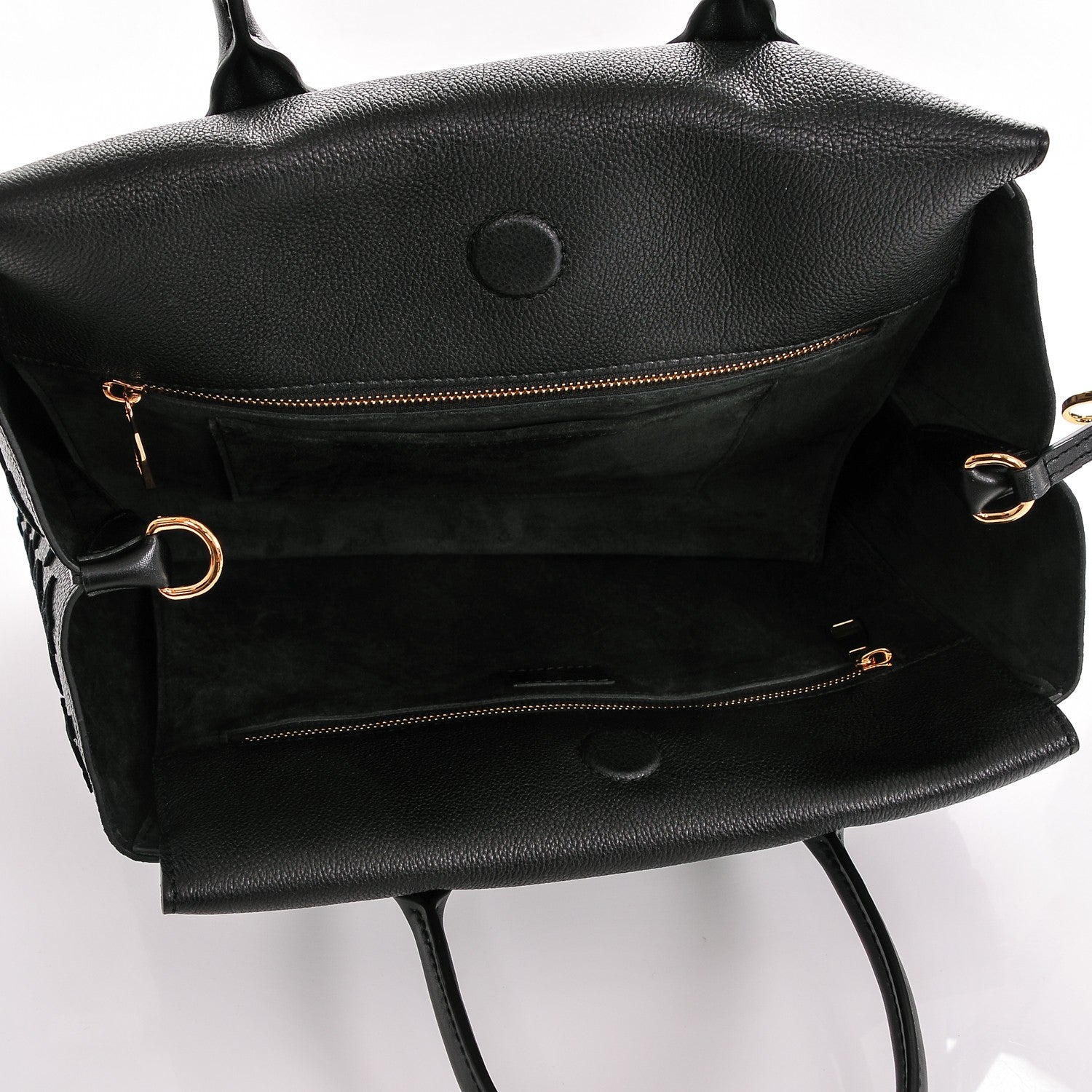 Louis Vuitton Cuir Orfèvre Tote W PM Black 5 of 7