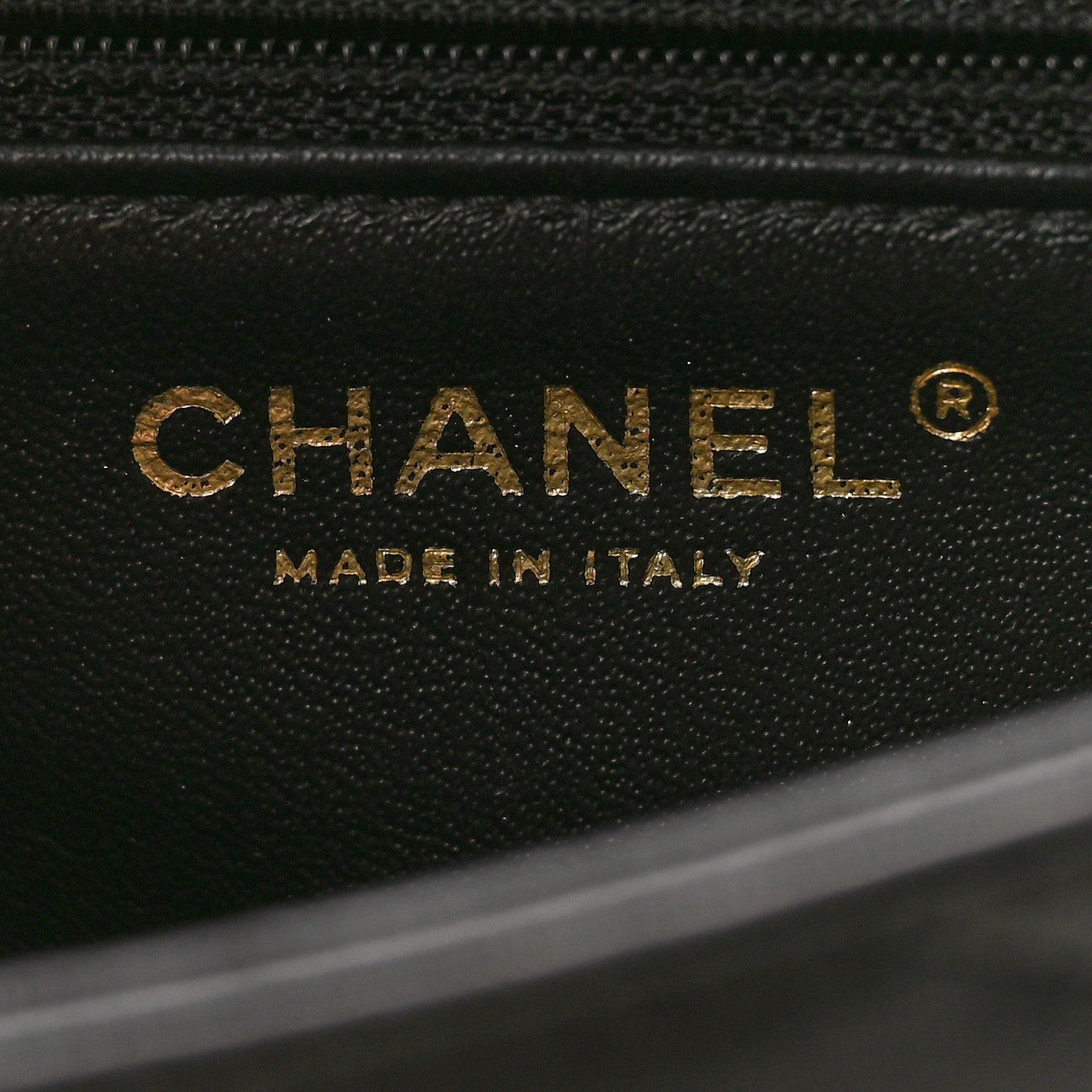 Chanel Lambskin Reversed Chevron Quilted Flap Black 6 of 10