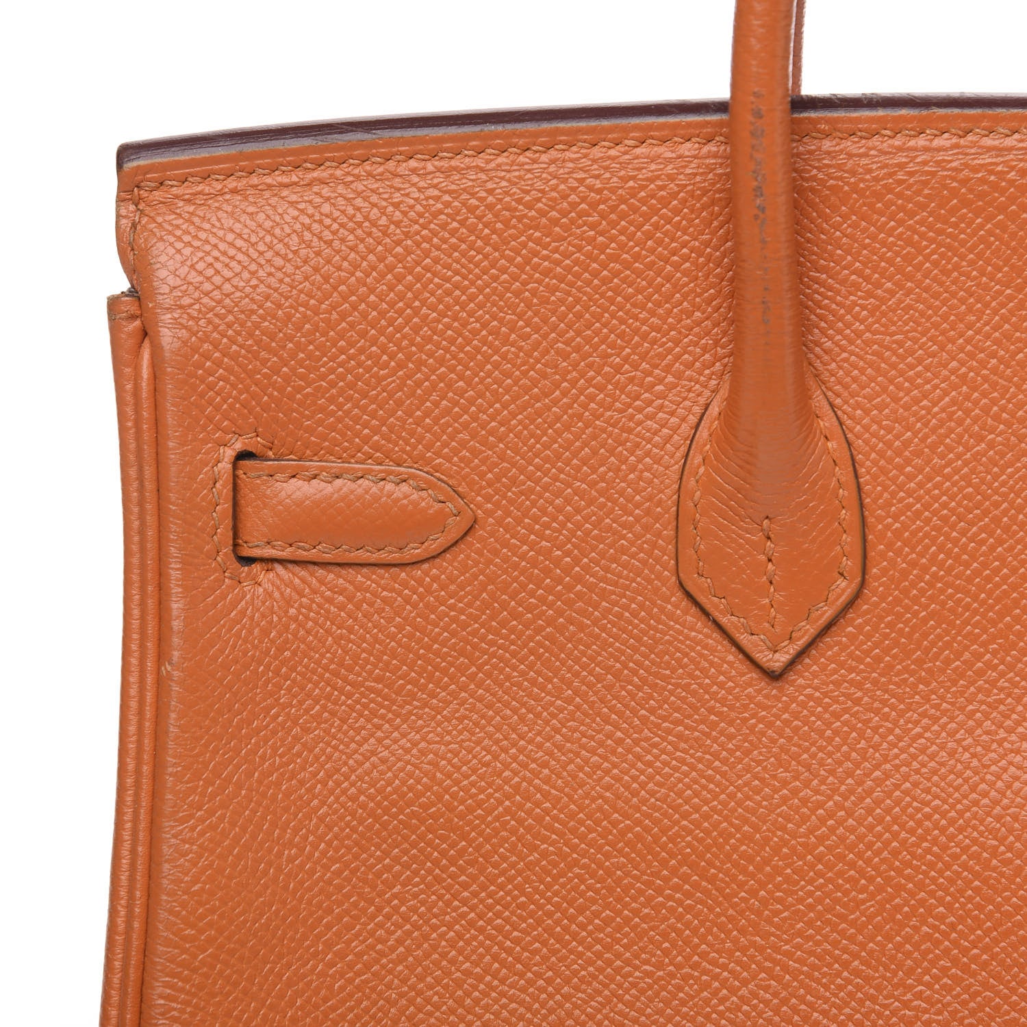 Hermes Epsom Birkin 25 Orange 29 of 31