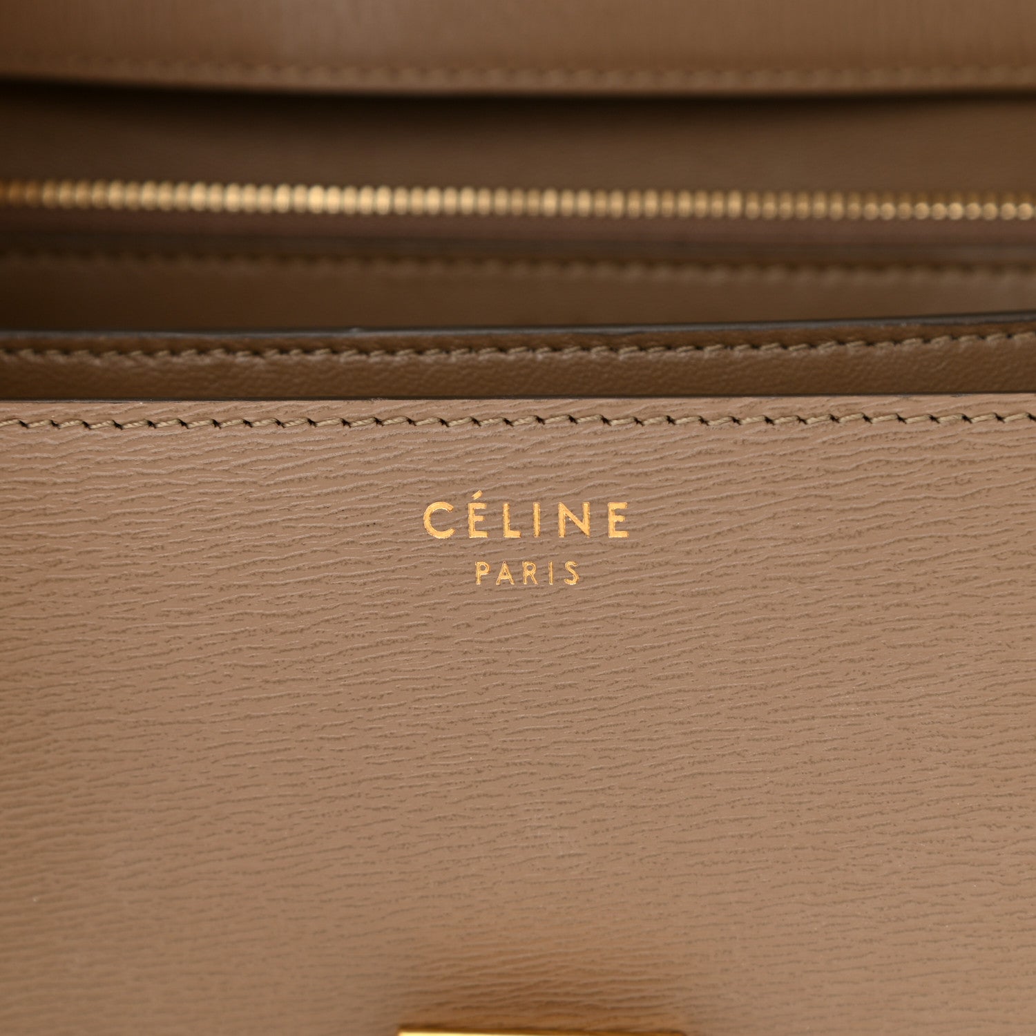 Celine Liege Calfskin Medium Classic Box Flap Bag Taupe 6 of 16