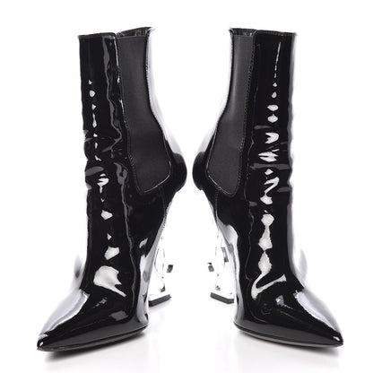 Saint Laurent Patent Opyum Ankle Boot 37.5 Black 5 of 11