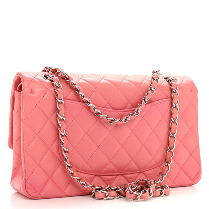 Chanel Lambskin Quilted Medium Double Flap Pink 3 of 16