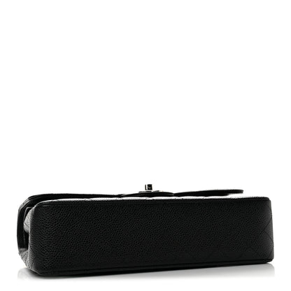 Chanel Caviar Quilted Medium Double Flap Black 4 of 11
