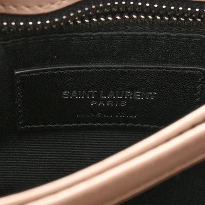 Saint Laurent Calfskin Y Quilted Monogram Toy Loulou Crossbody Bag Nude Powder 6 of 10