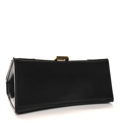 Balenciaga Shiny Box Calfskin Small Hourglass Top Handle Bag Black 4 of 9