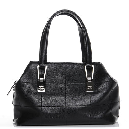 Chanel Caviar Square Stitched Medium Tote Black 1 of 7