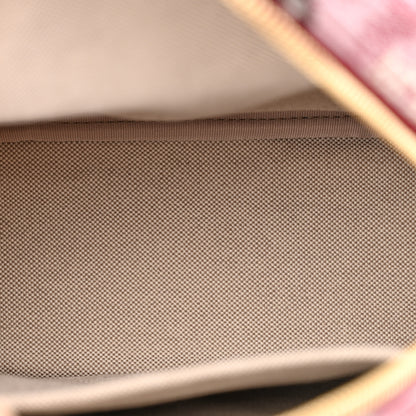 MCM Vintage Jacquard Monogram Mini Backpack Red 5 of 16