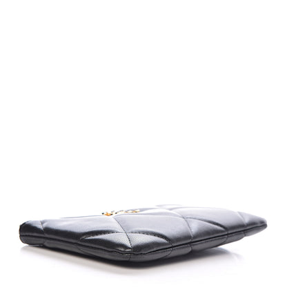 Chanel Goatskin Quilted 19 Cosmetic Case Black 4 of 8