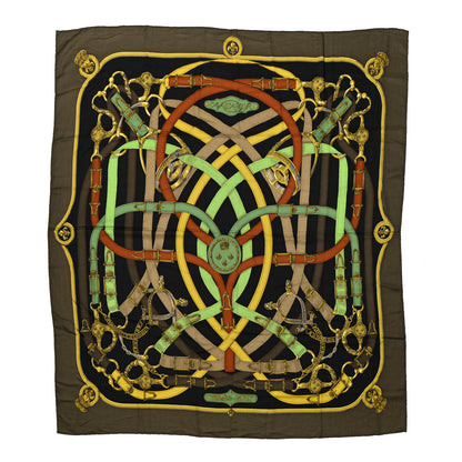 Hermes Cashmere Silk Cavalcadour Shawl 140 1 of 6