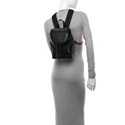 Christian Louboutin Calfskin Spiked Small Explorafunk Backpack Black 2 of 10