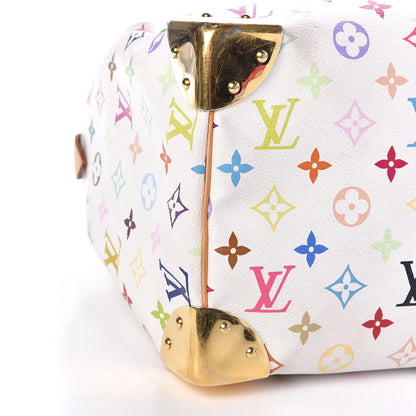 Louis Vuitton Monogram Multicolor Speedy 30 White 14 of 22
