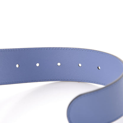 Gucci Calfskin Double G 40mm Belt 105 42 Clear Sky Blue 5 of 5
