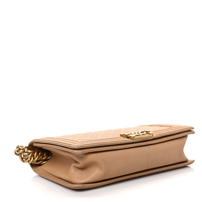 Chanel Caviar Quilted New Medium Boy Flap Camel 4 of 8