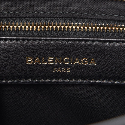 Balenciaga Calfskin Crocodile Embossed Classic Hardware City Black 6 of 7