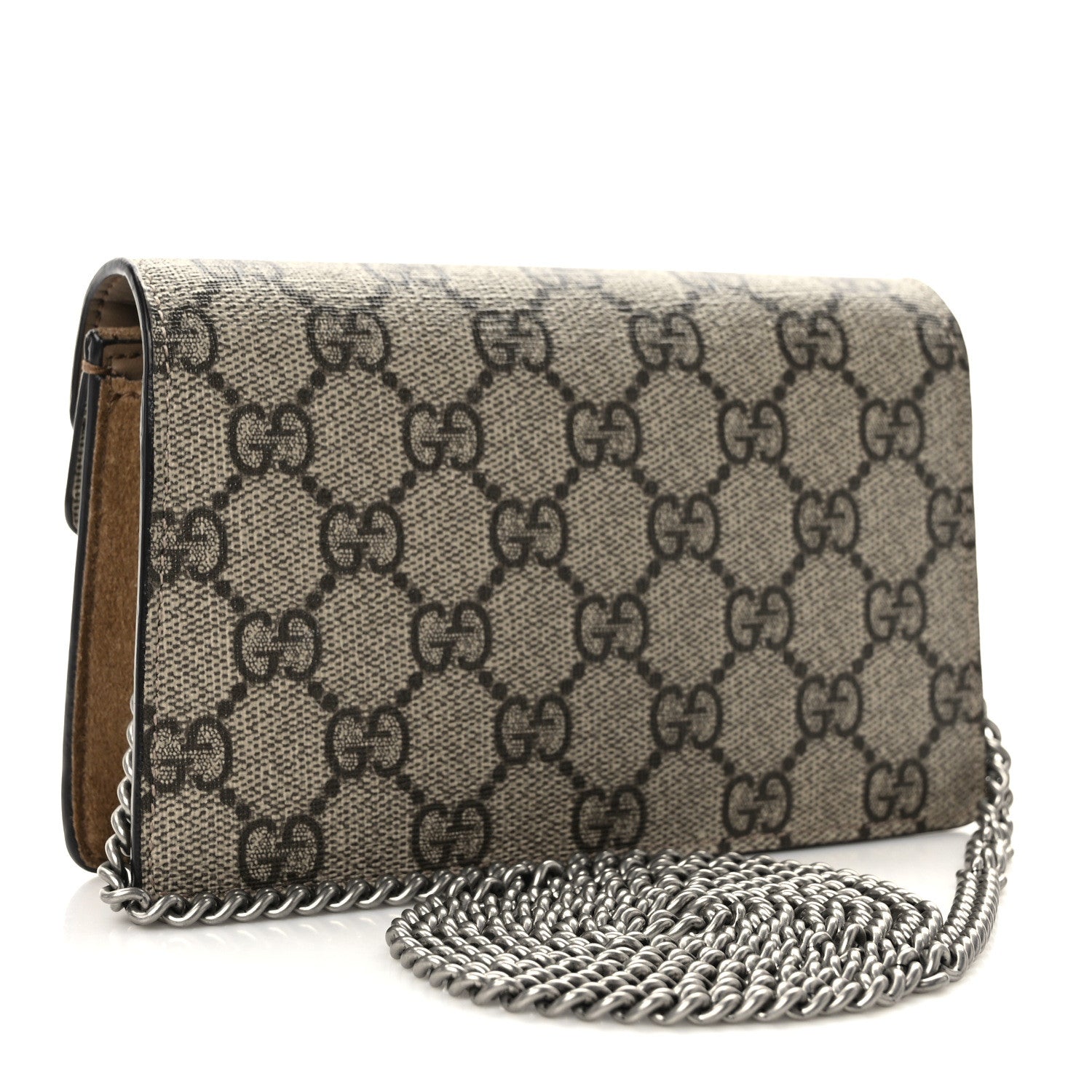 Gucci GG Supreme Monogram Super Mini Dionysus Shoulder Bag Taupe 3 of 10