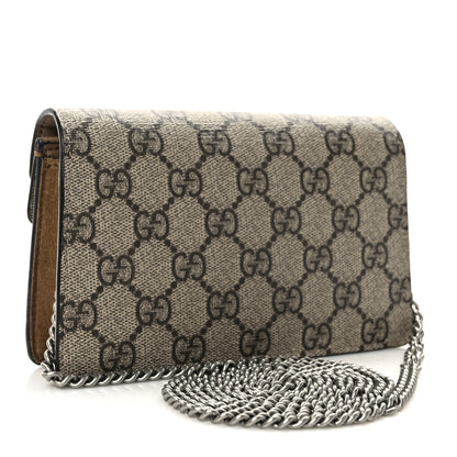 Gucci GG Supreme Monogram Super Mini Dionysus Shoulder Bag Taupe 3 of 10