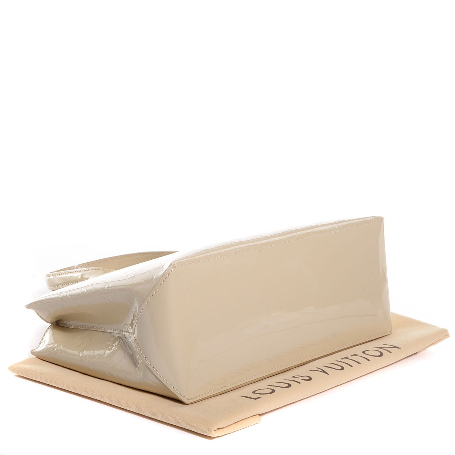 Louis Vuitton Vernis Wilshire PM Blanc Corail 4 of 7