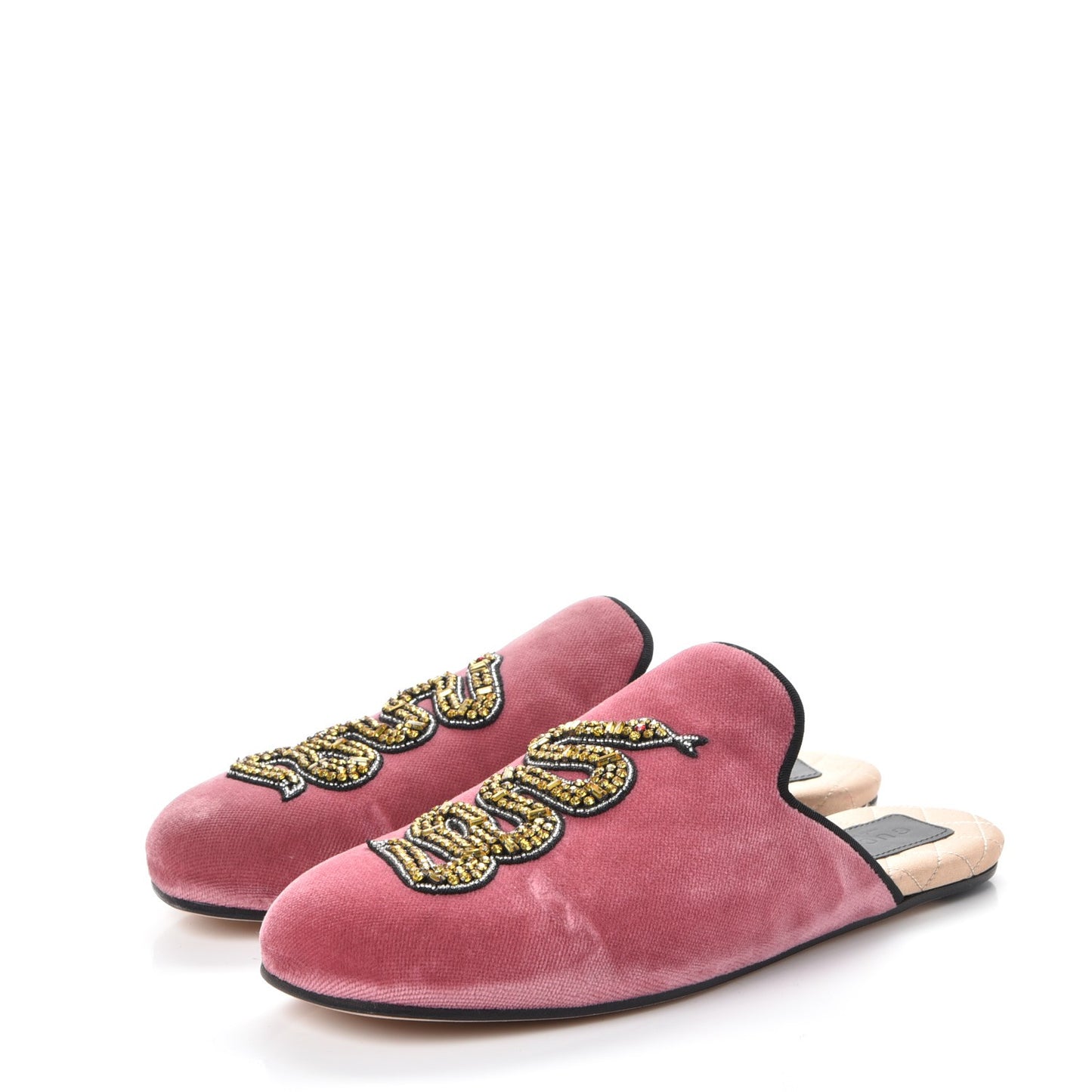 Velvet Silk Embellished Platform Detachable Slide 36 Tibet Red