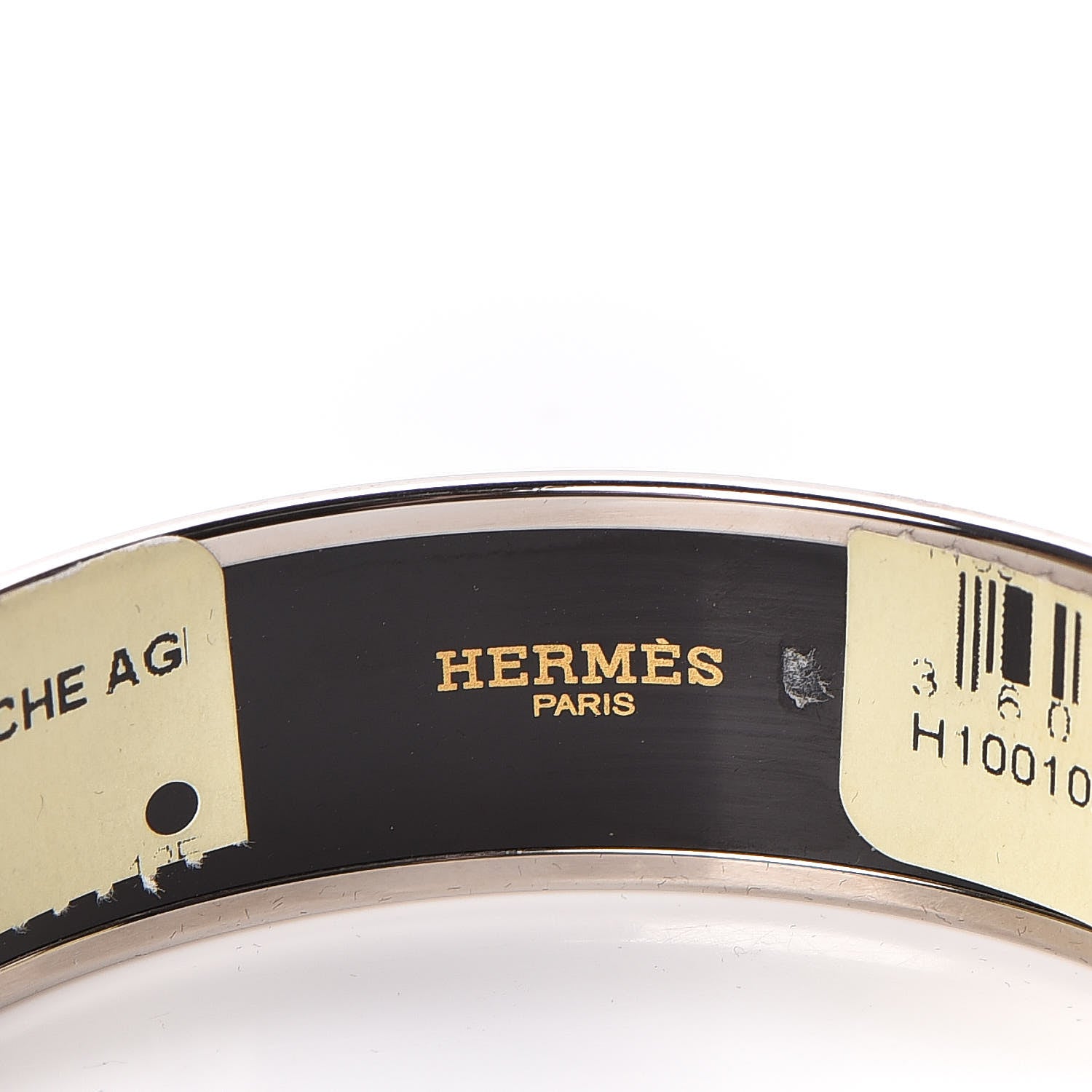 Hermes Enamel Wide Caleche Bracelet 70 Loden 4 of 6