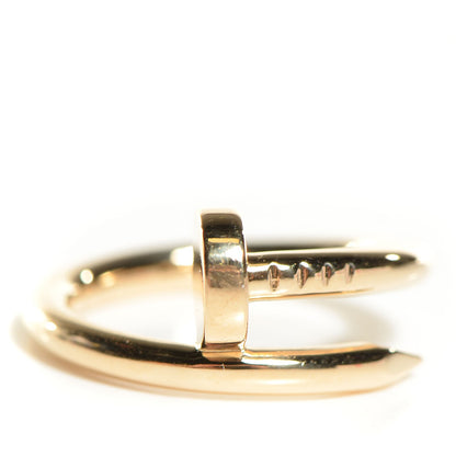 Cartier 18K Yellow Gold Juste Un Clou Ring Size 53 US 4.5 1 of 6