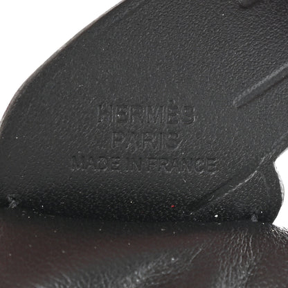 Hermes Milo Lambskin Grigri Rodeo Pegase Horse Bag Charm PM So Black 5 of 10