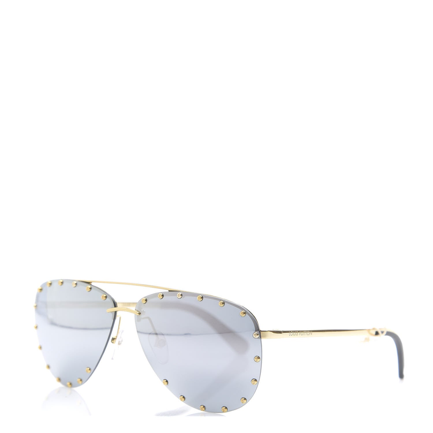 Louis Vuitton The Party Aviator Sunglasses Z0911U Blue 1 of 7