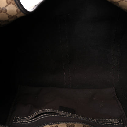 Gucci Crystal Monogram Dollar Calfskin Medium Joy Shoulder Bag Beige Ebony Testa Di Moro 5 of 20