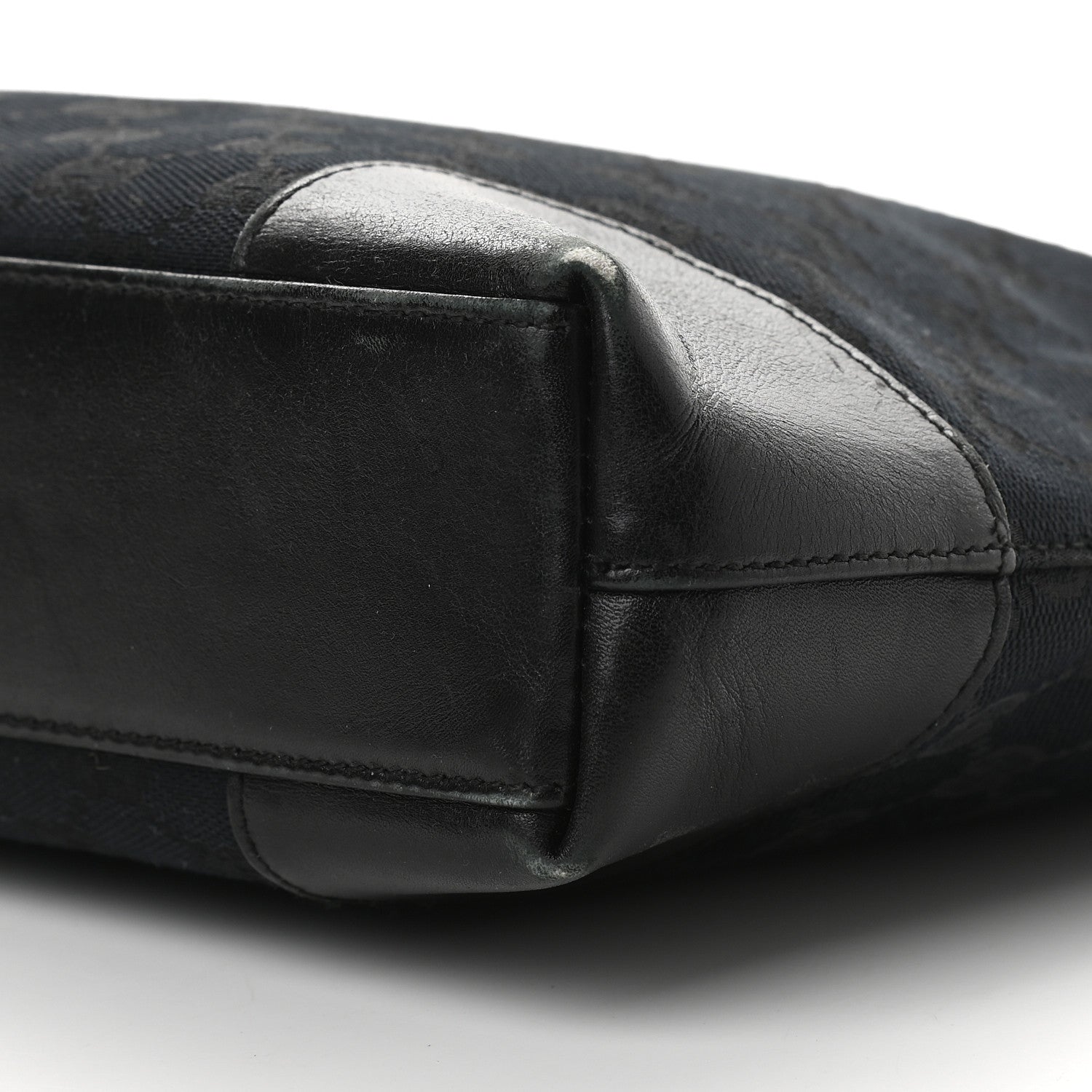 Gucci Monogram Shoulder Bag Black 9 of 10
