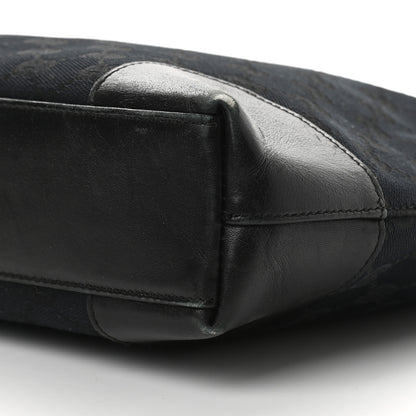 Gucci Monogram Shoulder Bag Black 9 of 10