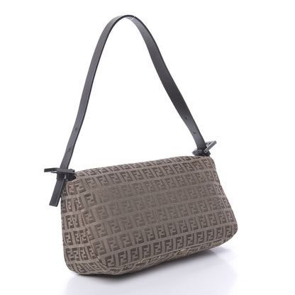 Fendi Zucchino Baguette Dark Brown 2 of 11