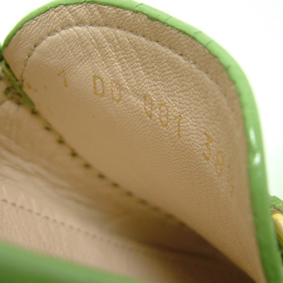 Prada Vernice Loafers 38.5 Green 8 of 10