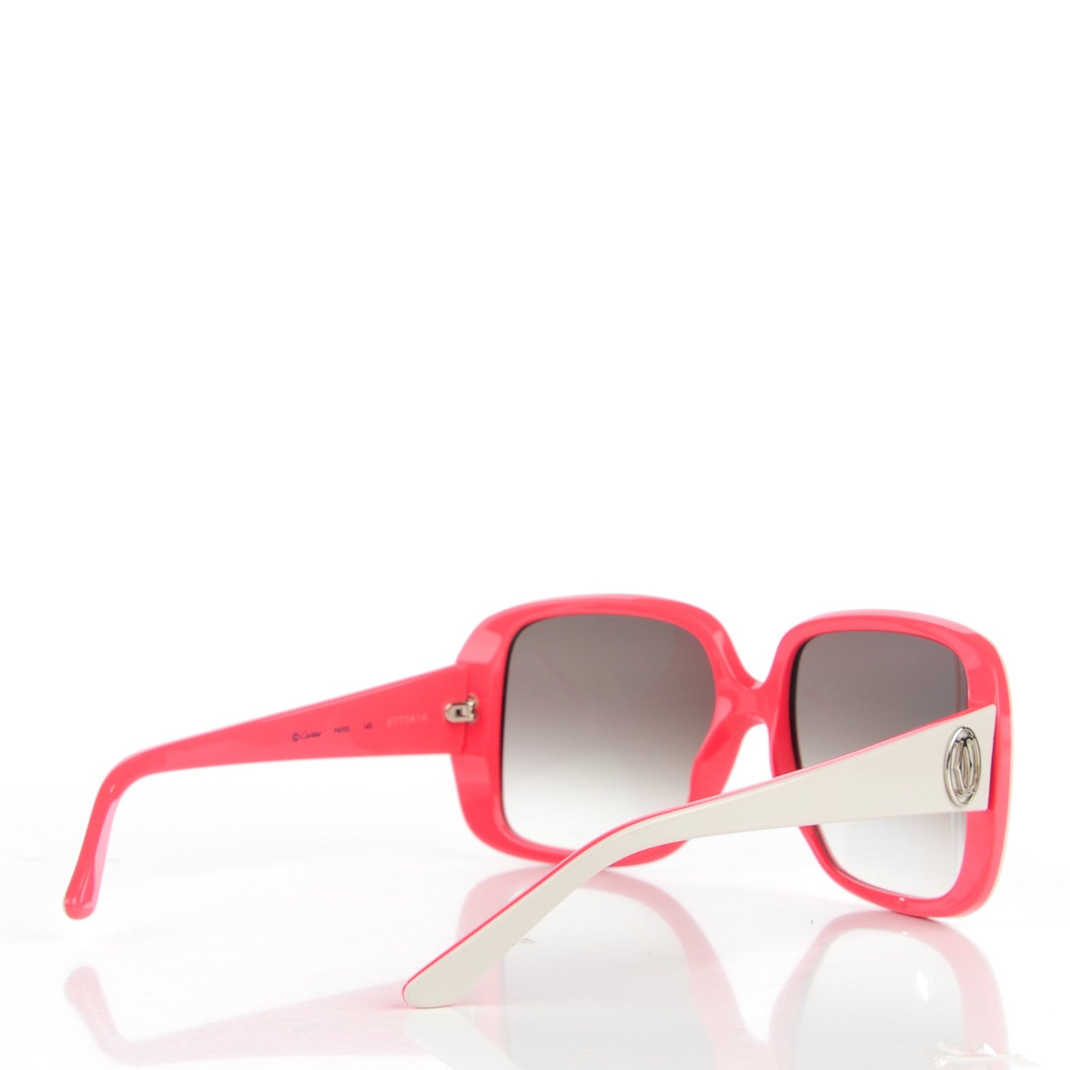 Cartier Sunglasses 140 Red White 3 of 6
