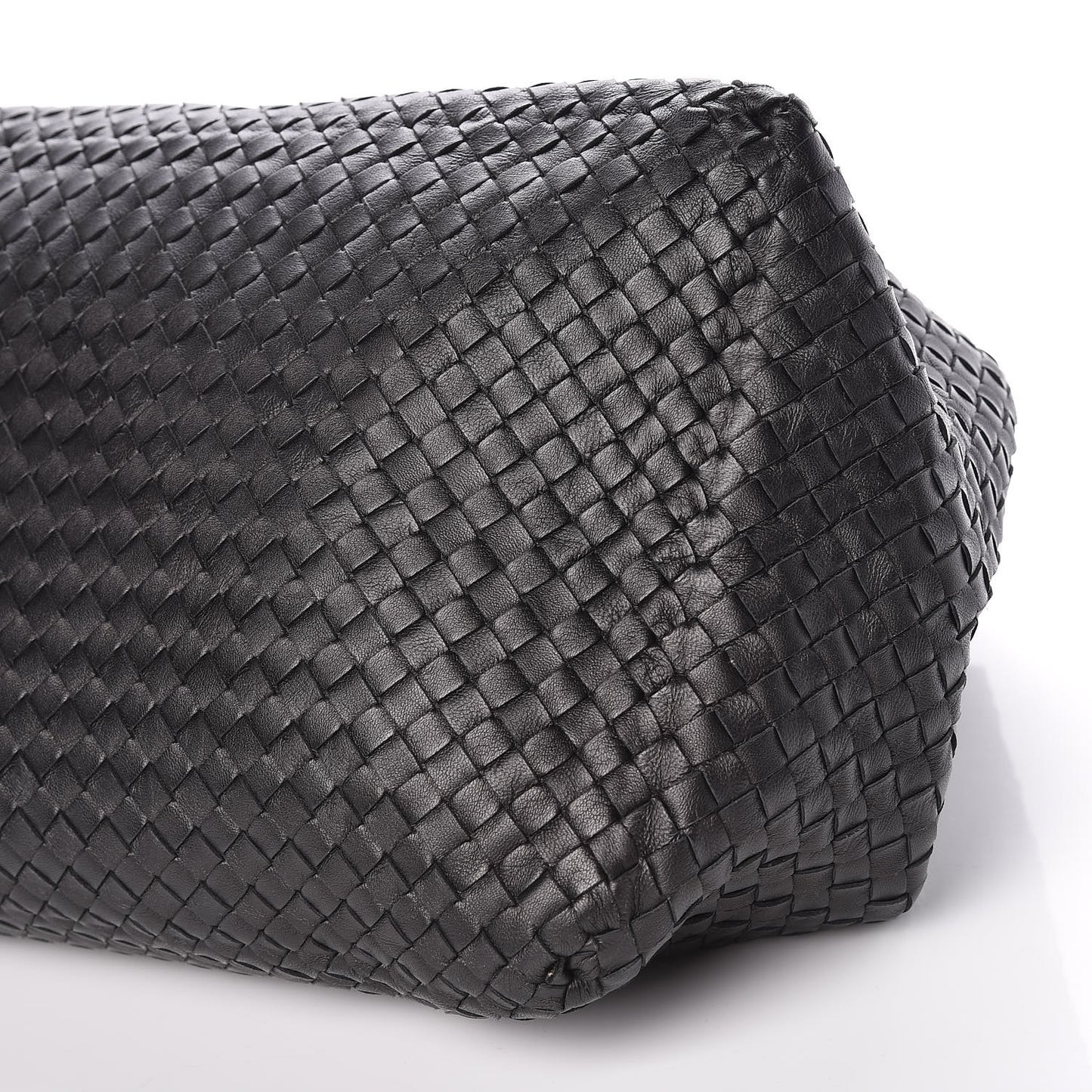 Nappa Intrecciato Large Seamless Tote Black