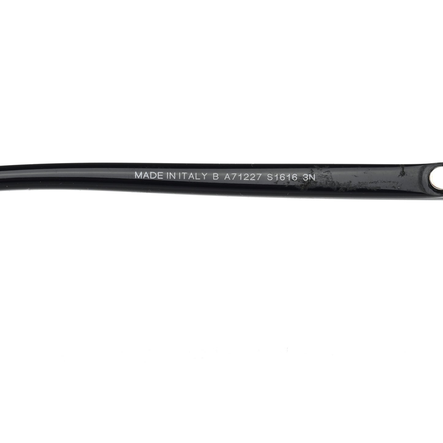 Acetate Round CC Sunglasses A71227 Blue Black
